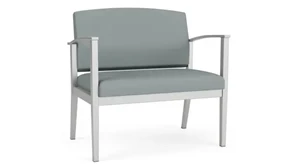 Lobby & Guest Chairs - Metal Lesro Polyurethane Bariatric Chair