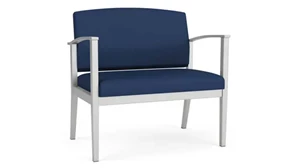Lobby & Guest Chairs - Metal Lesro Polyurethane Bariatric Chair