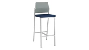 Counter Stools Lesro Café Stool Upholstered Seat, Upholstered Back