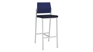 Counter Stools Lesro Café Stool Upholstered Seat, Upholstered Back