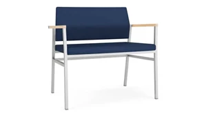 Lobby & Guest Chairs - Metal Lesro Polyurethane Bariatric Chair