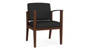 Lobby & Guest Chairs - Wood Lesro Polyurethane Guest Chair