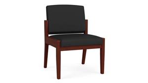 Lobby & Guest Chairs - Wood Lesro Polyurethane Guest Chair Armless