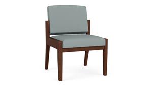 Lobby & Guest Chairs - Wood Lesro Polyurethane Guest Chair Armless