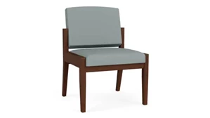 Lobby & Guest Chairs - Wood Lesro Polyurethane Guest Chair Armless