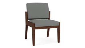 Lobby & Guest Chairs - Wood Lesro Guest Chair Armless