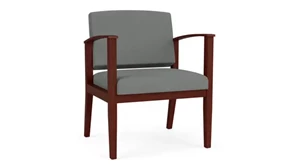 Lobby & Guest Chairs - Wood Lesro Oversize Guest Chair