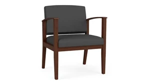 Lobby & Guest Chairs - Wood Lesro Polyurethane Oversize Guest Chair