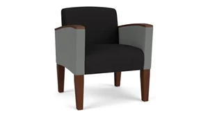 Club & Lounge Chairs Lesro Guest Chair, Upholstered Seat, Back and Arms
