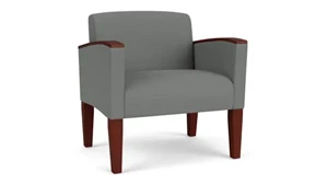 Lobby & Guest Chairs - Wood Lesro Oversize Guest Chair