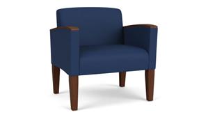 Lobby & Guest Chairs - Wood Lesro Polyurethane Oversize Guest Chair
