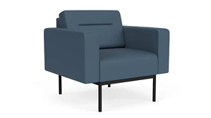 Club & Lounge Chairs Lesro Darsey Guest Chair - Matching Fabric & Vinyl