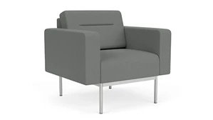 Club & Lounge Chairs Lesro Darsey Guest Chair - Matching Fabric & Vinyl