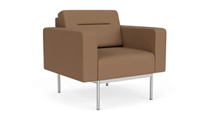 Club & Lounge Chairs Lesro Darsey Guest Chair - Matching Fabric & Vinyl