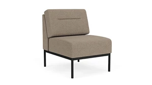 Club & Lounge Chairs Lesro Armless Lounge Chair 24in W x 30in D with 500 lb Capacity