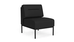 Club & Lounge Chairs Lesro Armless Lounge Chair 24in W x 30in D with 500 lb Capacity