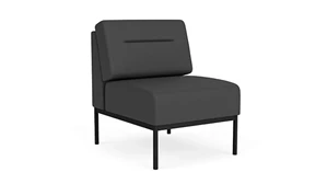 Club & Lounge Chairs Lesro Armless Lounge Chair 24in W x 30in D with 500 lb Capacity