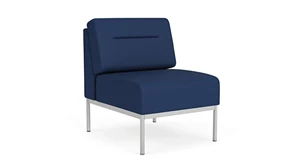 Club & Lounge Chairs Lesro Armless Lounge Chair 24in W x 30in D with 500 lb Capacity