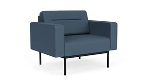 Club & Lounge Chairs Lesro Darsey Bariatric Guest Chair - Matching Fabric & Vinyl
