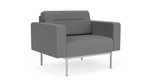 Club & Lounge Chairs Lesro Darsey Bariatric Guest Chair - Matching Fabric & Vinyl