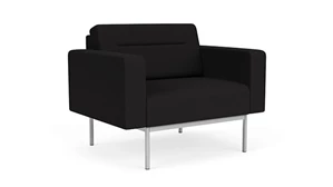 Club & Lounge Chairs Lesro Darsey Bariatric Guest Chair - Matching Fabric & Vinyl