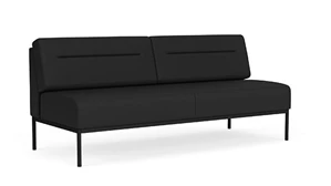 Sofas Lesro Armless Sofa with Steel Frame and Padded Seat