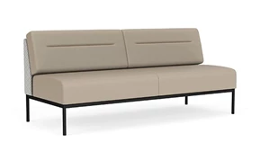 Sofas Lesro Darsey Armless Sofa - Designer Combo Fabric-Vinyl