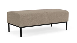 Benches Lesro Darsey 2 Seat Bench - Matching Fabric & Vinyl