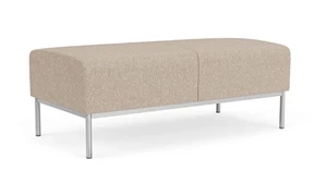 Benches Lesro Darsey 2 Seat Bench - Matching Fabric & Vinyl