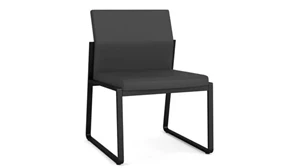 Lobby & Guest Chairs - Metal Lesro Polyurethane Armless Guest Chair