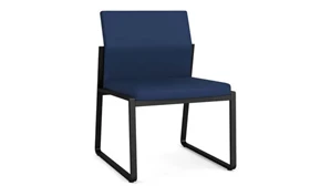 Lobby & Guest Chairs - Metal Lesro Polyurethane Armless Guest Chair