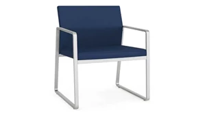 Lobby & Guest Chairs - Metal Lesro Polyurethane Oversize Guest Chair
