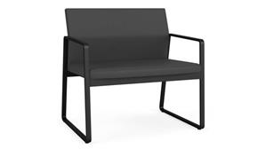 Lobby & Guest Chairs - Metal Lesro Polyurethane Bariatric Chair