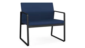Lobby & Guest Chairs - Metal Lesro Polyurethane Bariatric Chair