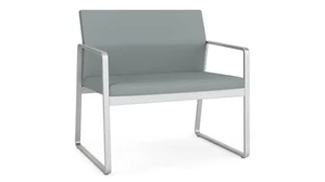 Lobby & Guest Chairs - Metal Lesro Polyurethane Bariatric Chair