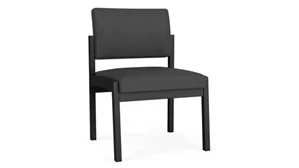 Lobby & Guest Chairs - Metal Lesro Polyurethane Armless Guest Chair