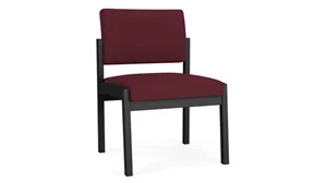 Lobby & Guest Chairs - Metal Lesro Armless Guest Steel Frame Chair