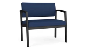 Lobby & Guest Chairs - Metal Lesro Polyurethane Bariatric Chair
