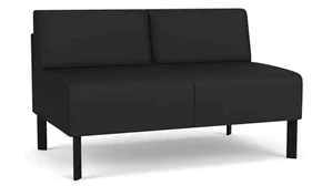 Loveseats Lesro Polyurethane Armless Loveseat