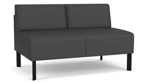 Loveseats Lesro Polyurethane Armless Loveseat