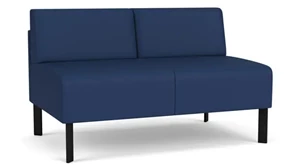 Loveseats Lesro Polyurethane Armless Loveseat