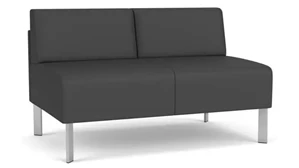 Loveseats Lesro Polyurethane Armless Loveseat
