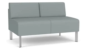 Loveseats Lesro Polyurethane Armless Loveseat