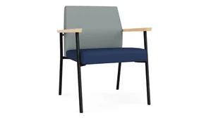 Lobby & Guest Chairs - Metal Lesro Guest Chair Oversize Upholstered Seat and Back