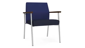 Lobby & Guest Chairs - Metal Lesro Guest Chair Oversize Upholstered Seat and Back