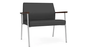 Lobby & Guest Chairs - Metal Lesro Polyurethane Bariatric Chair