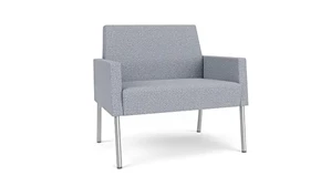Lobby & Guest Chairs - Metal Lesro Reframe Fabric Bariatric Chair