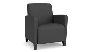 Club & Lounge Chairs Lesro Guest Chair Polyurethane Wood Legs