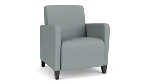 Club & Lounge Chairs Lesro Guest Chair Polyurethane Wood Legs
