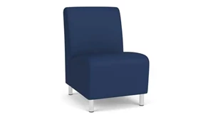 Club & Lounge Chairs Lesro Polyurethane Armless Guest Chair
